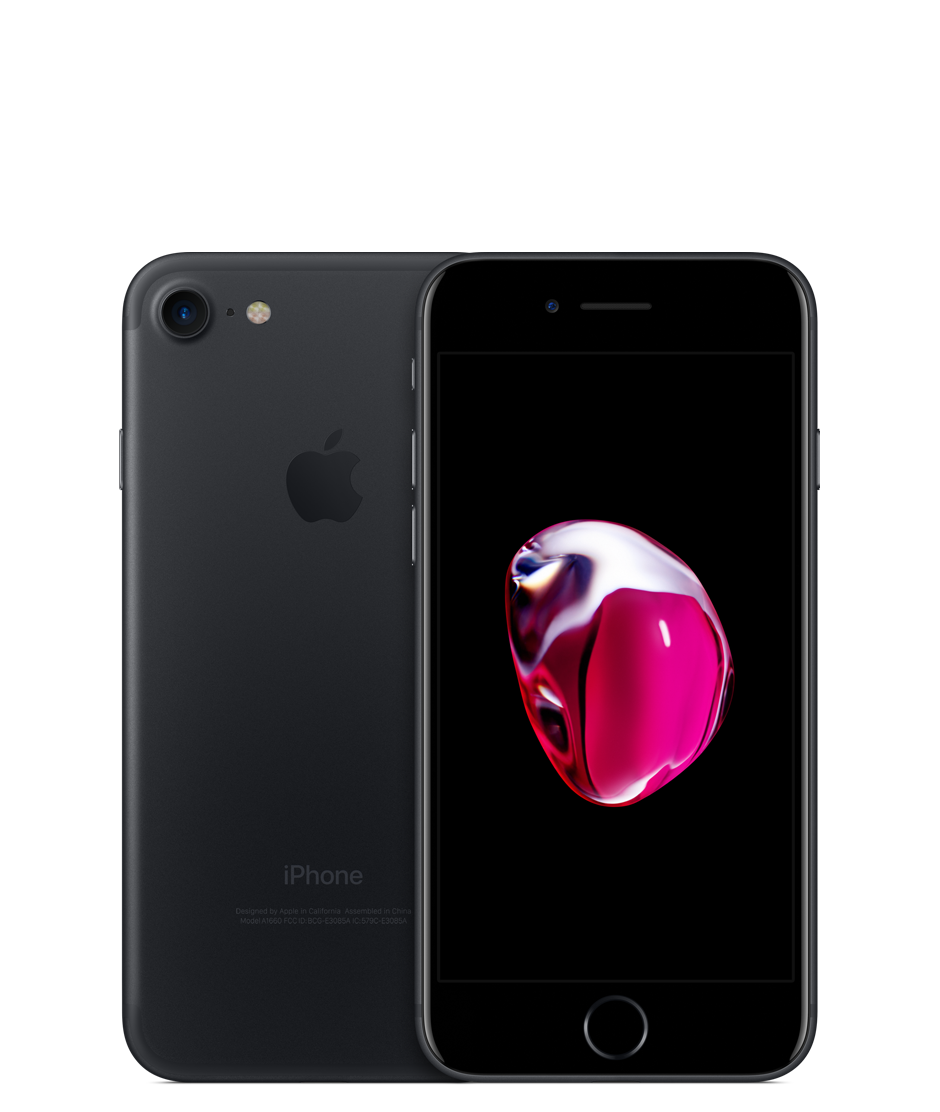Aktentas draadloze bloem Apple iPhone 7-32GB-Zwart-Grade A - Phone Tunes